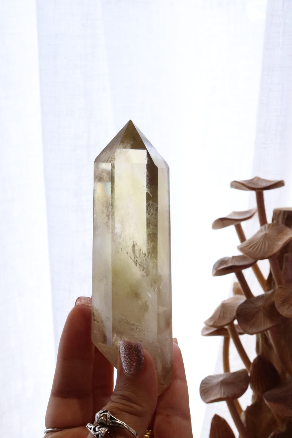 Citrine Point + Stand | 272g