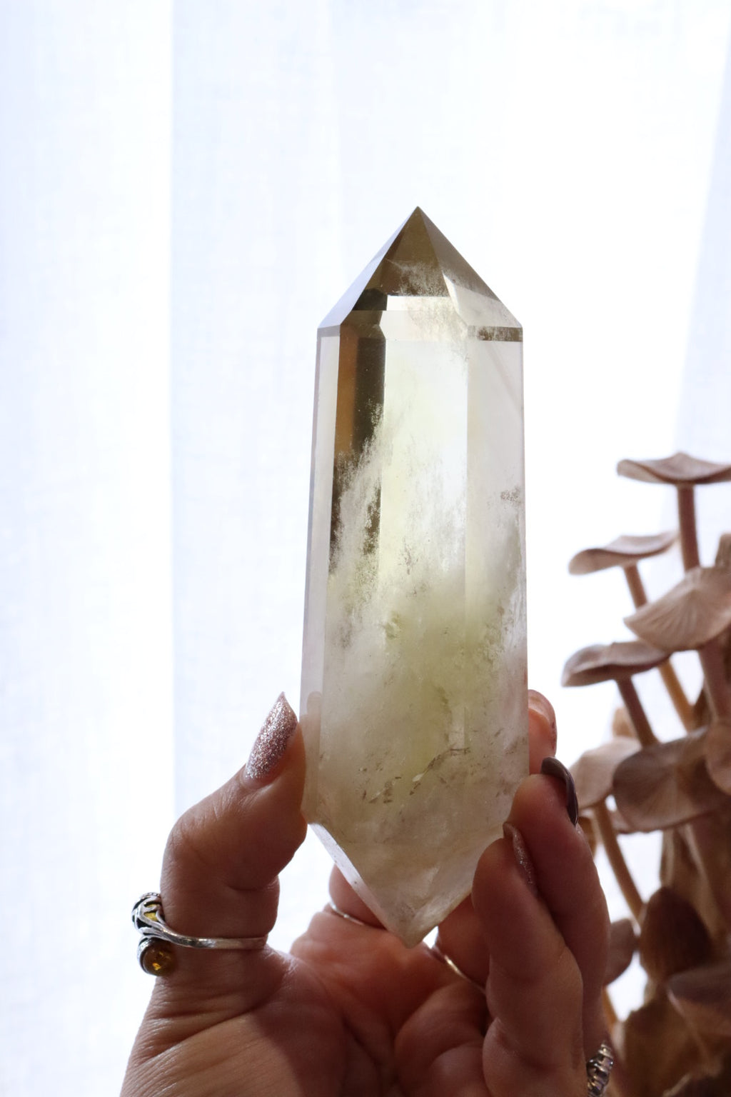 Citrine Point + Stand | 272g