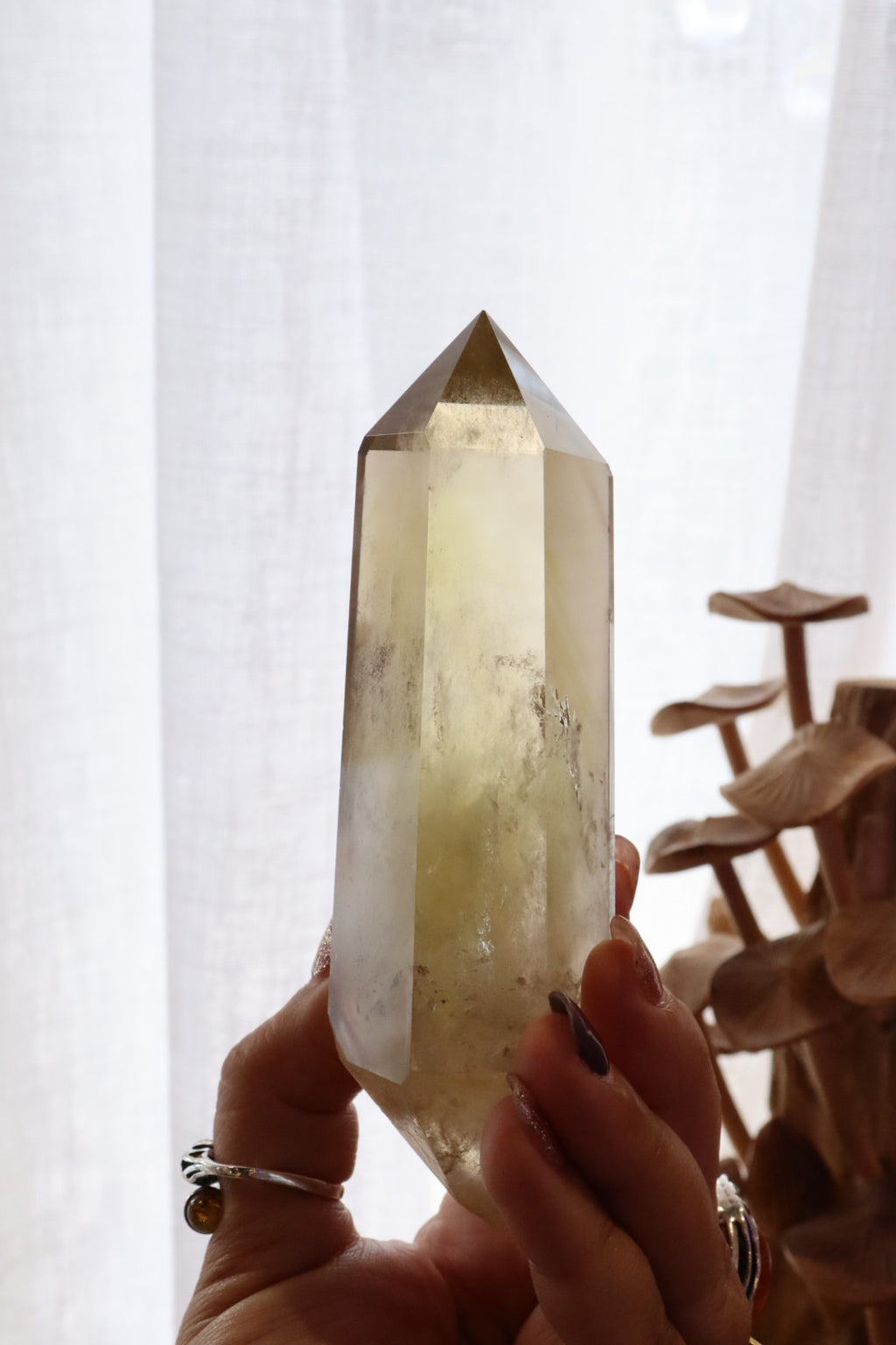 Citrine Point + Stand | 272g