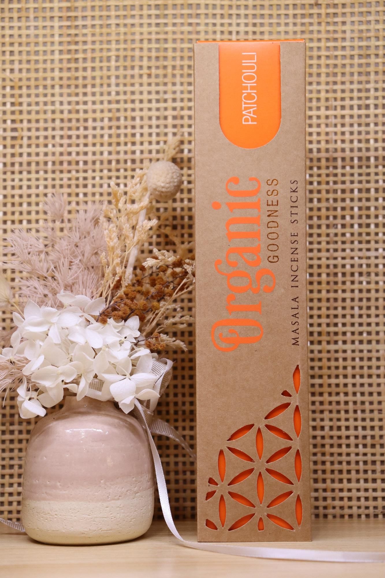 Organic Goodness Incense Sticks | Patchouli