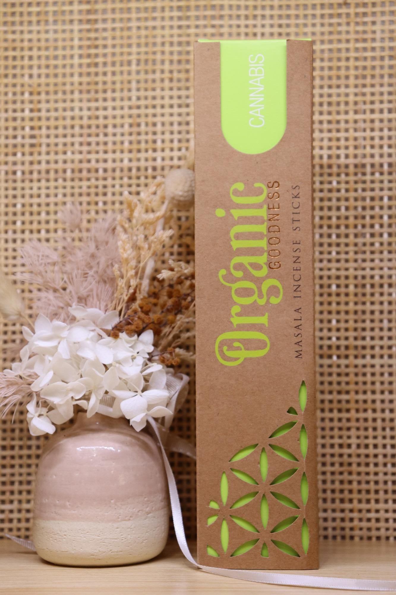 Organic Goodness Incense Sticks | Cannabis