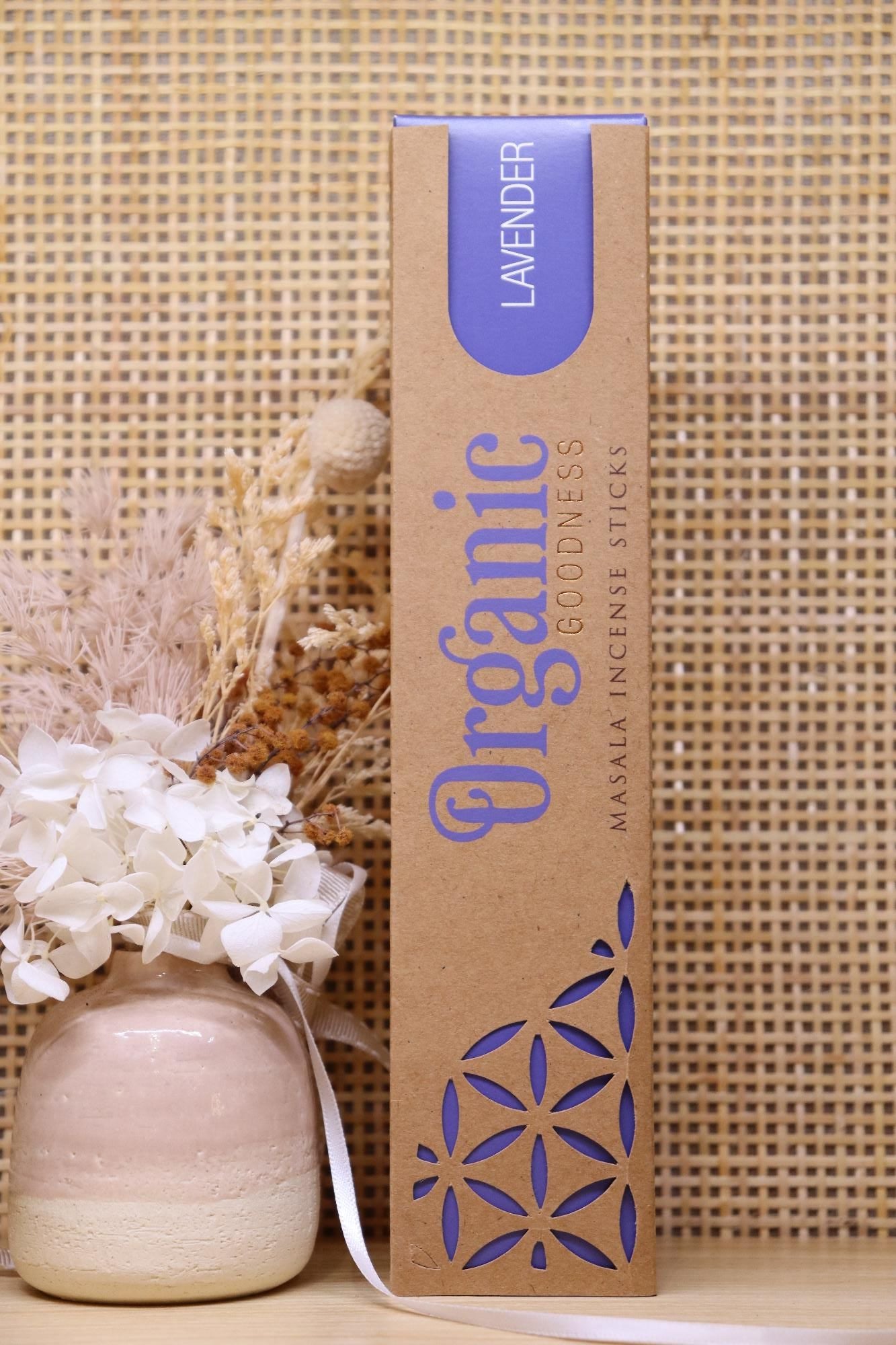 Organic Goodness Incense Sticks | Lavender
