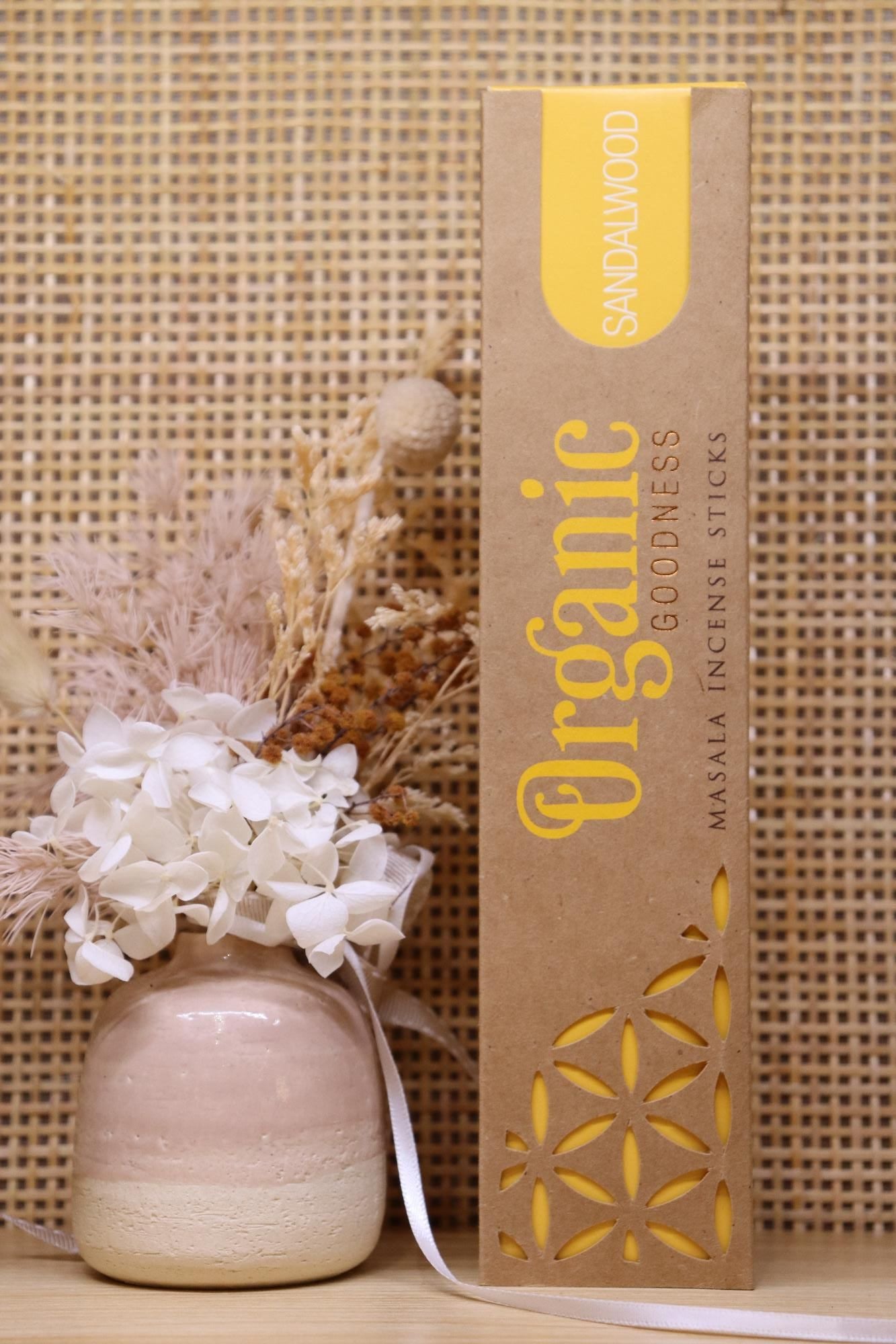 Organic Goodness Incense Sticks | Sandalwood