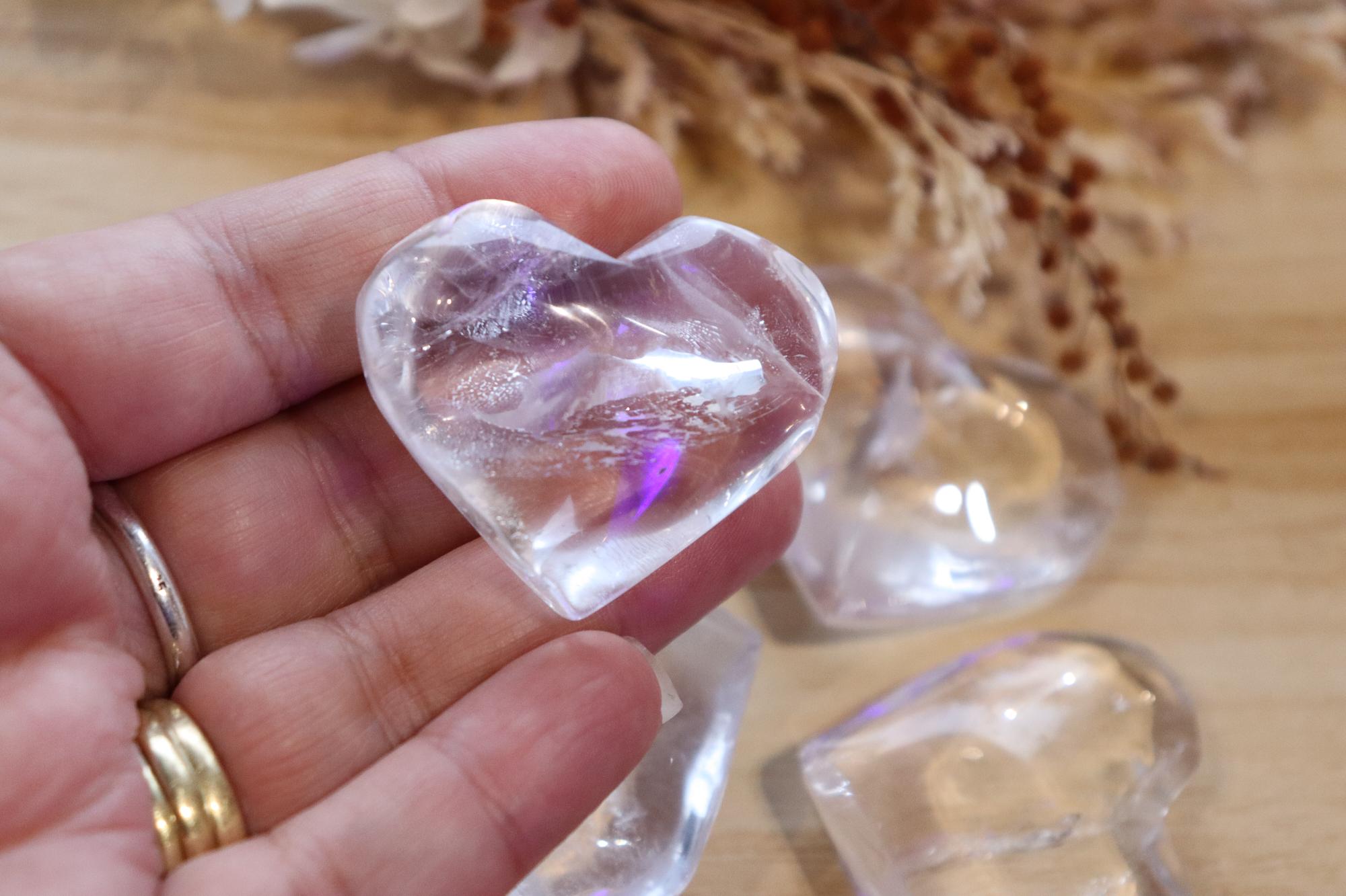 Clear Quartz Heart