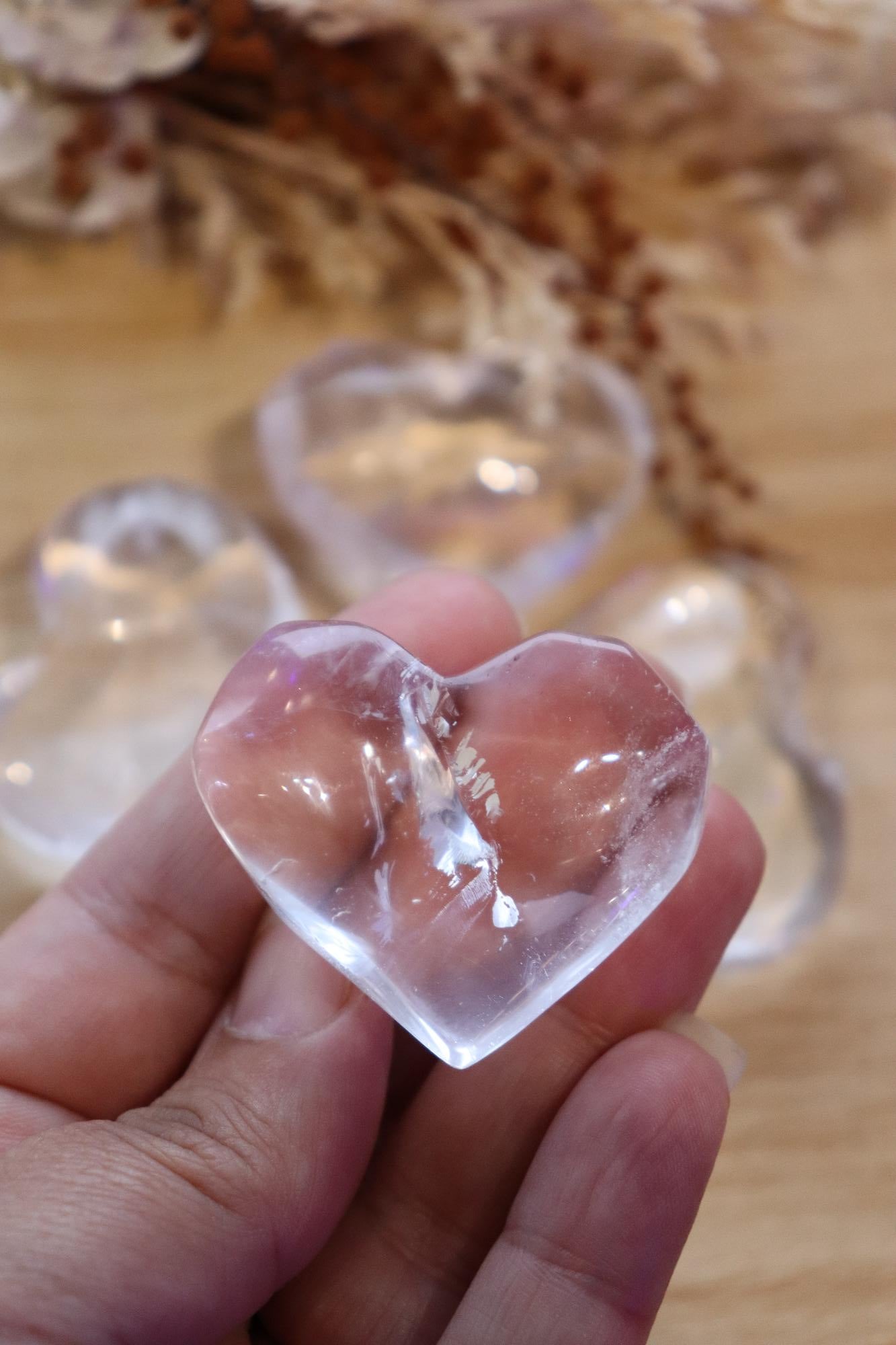 Clear Quartz Heart