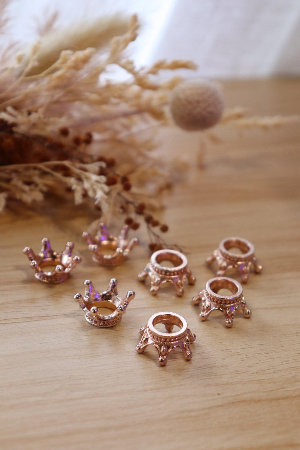 Mini Crown Sphere Stand | Rose Gold