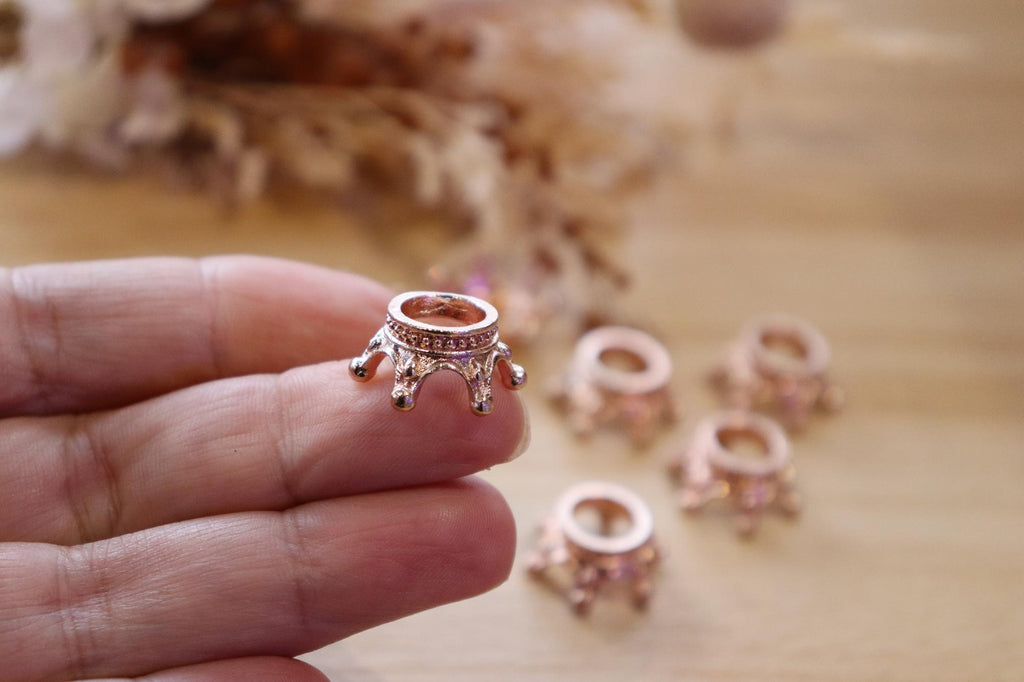 Mini Crown Sphere Stand | Rose Gold