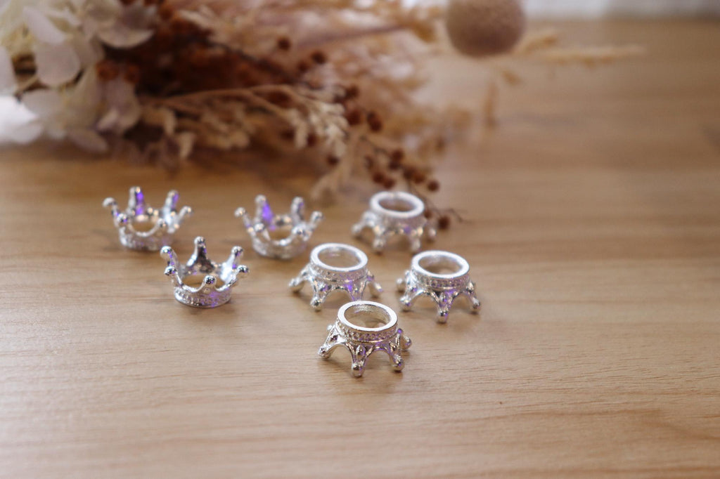 Mini Crown Sphere Stand | Silver