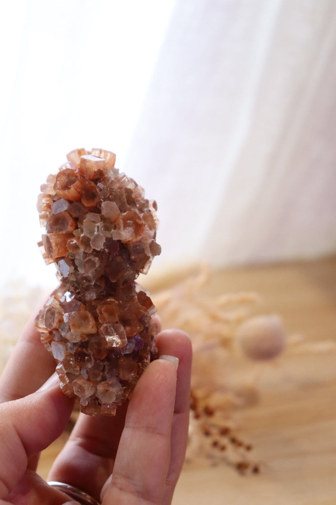 Aragonite Sputnik Cluster | Twin Double