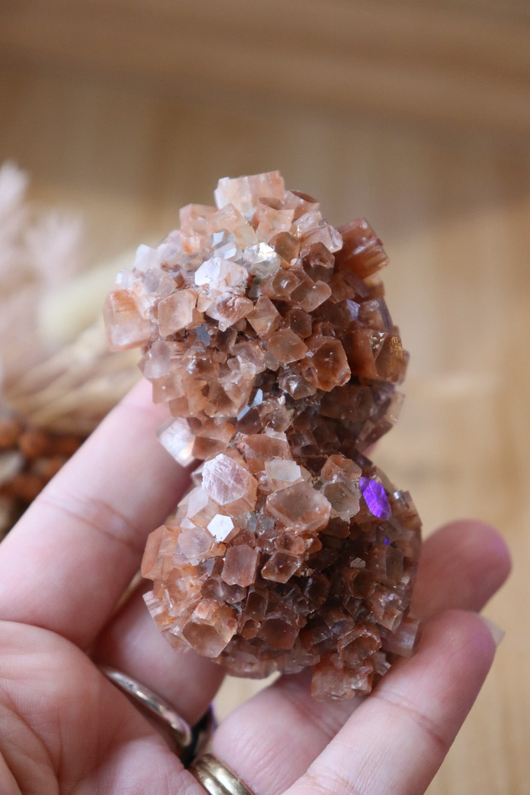 Aragonite Sputnik Cluster | Twin Double