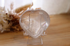 Clear Quartz Heart + Stand | 132g
