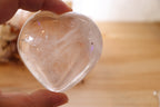 Clear Quartz Heart + Stand | 132g