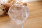Clear Quartz Heart + Stand | 132g