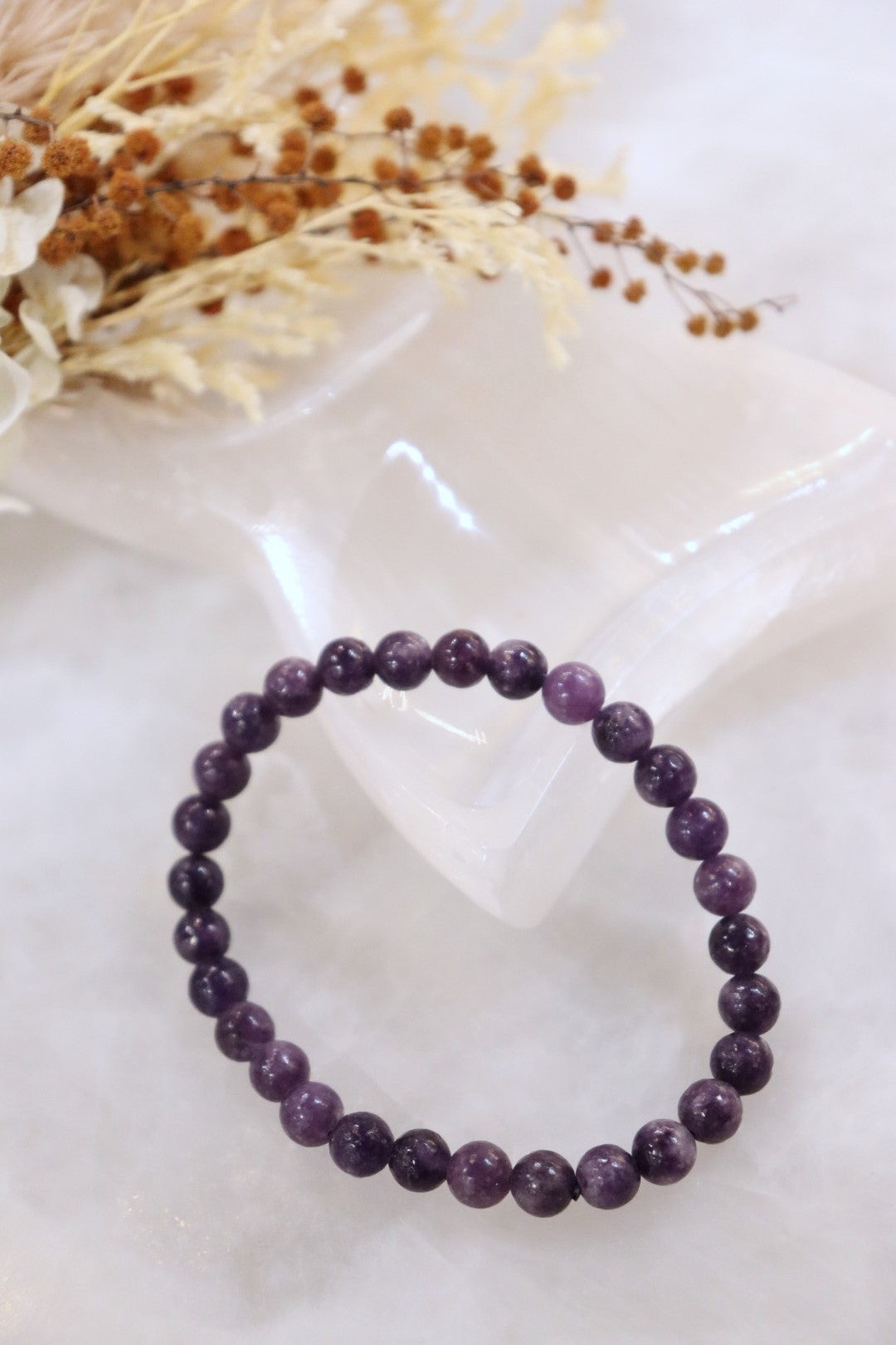 Lepidolite Bracelet | 6mm