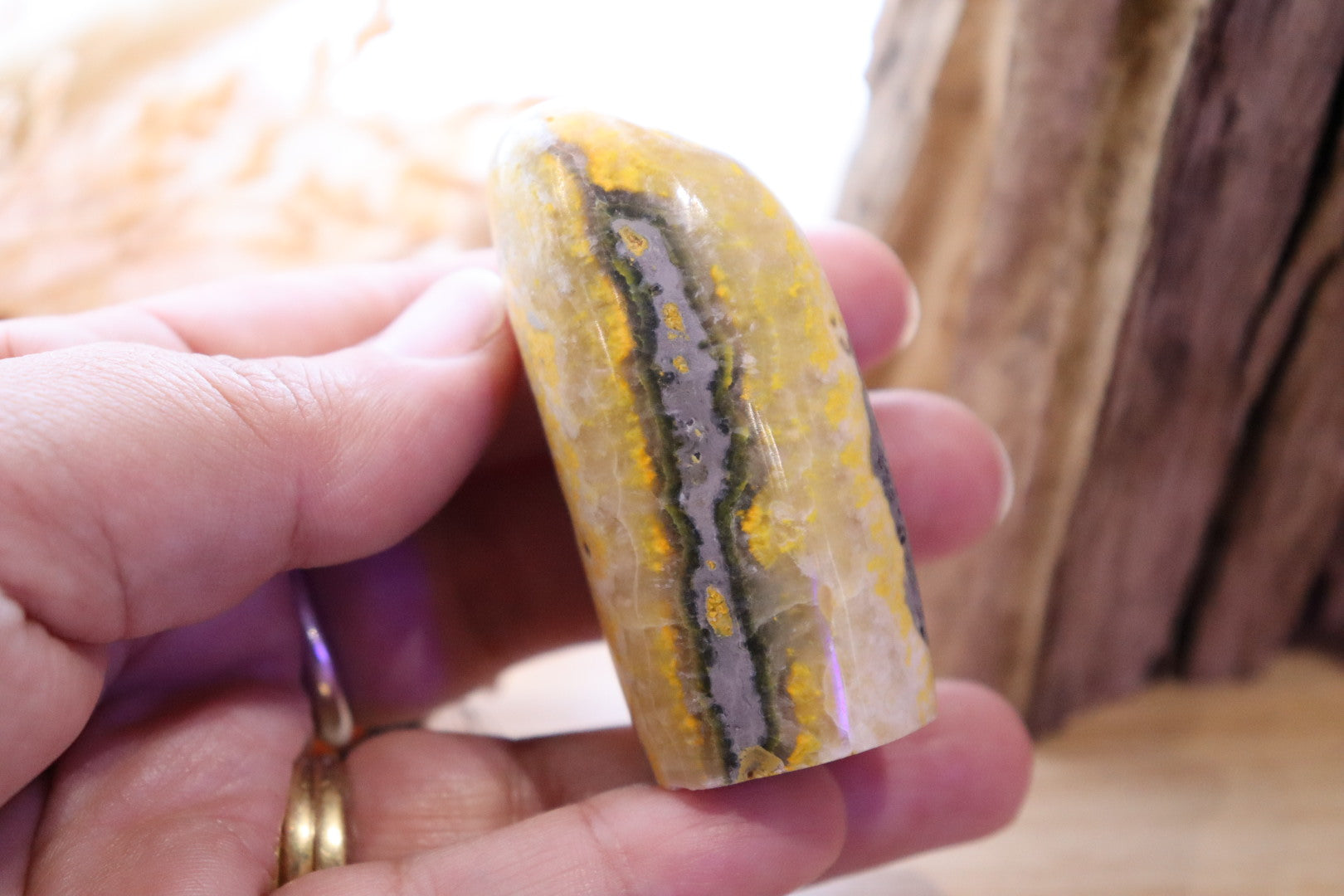 Bumble Bee Jasper Free-Form | 75g