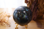 Labradorite Sphere + Stand | 1.21kg