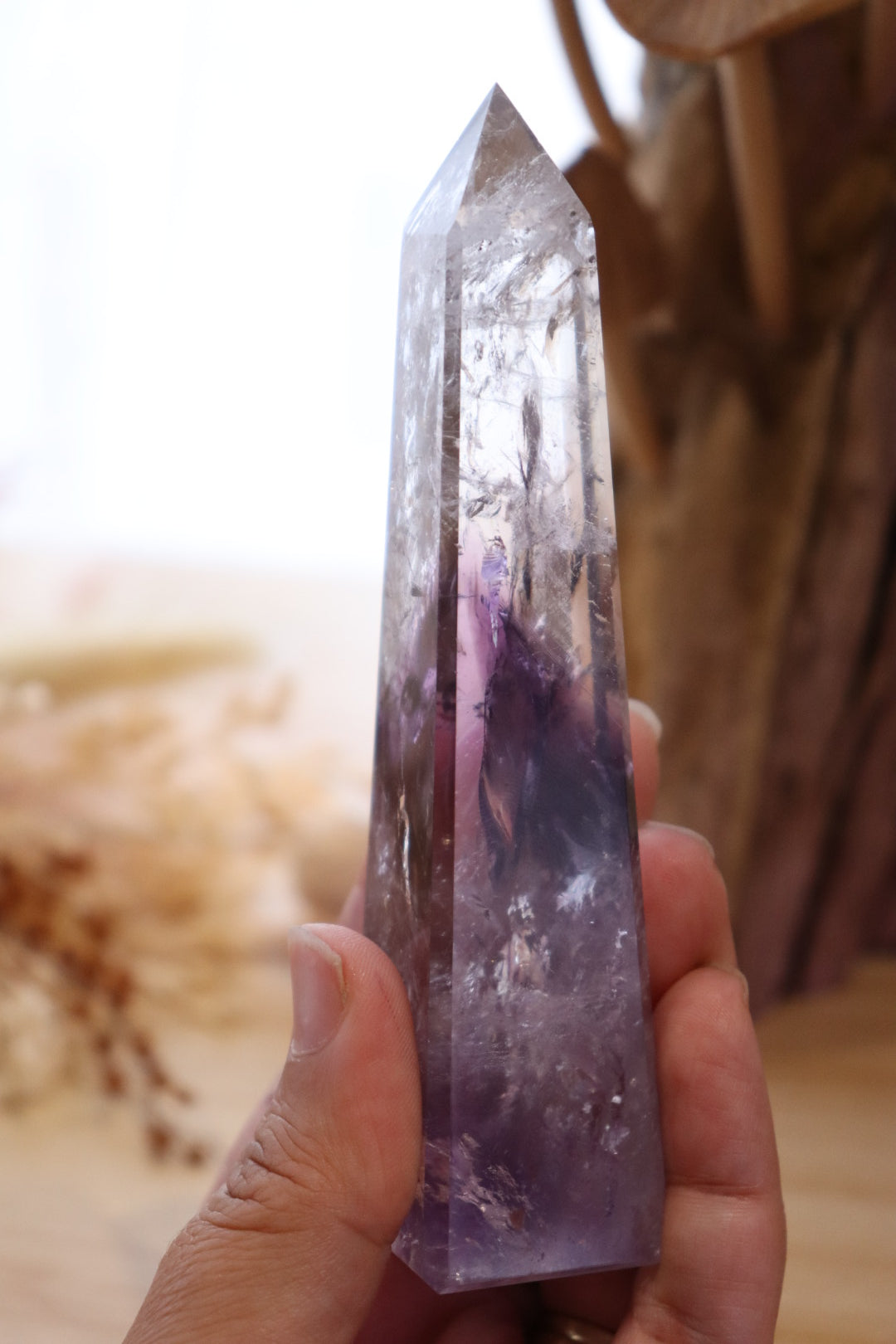 Phantom Amethyst Obelisk | 146g