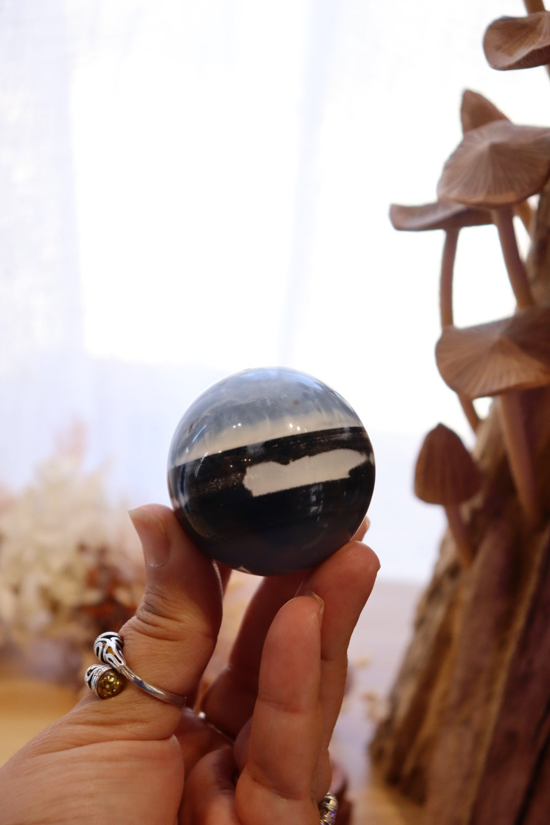Owyhee Blue Opal Sphere + Stand | 133g