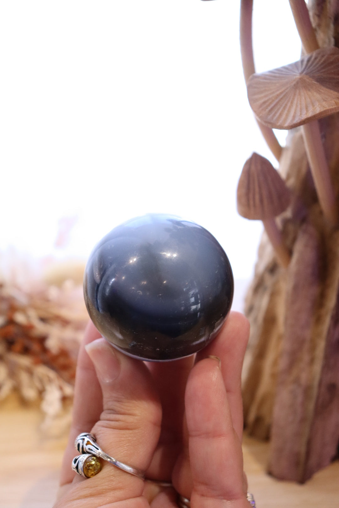 Owyhee Blue Opal Sphere + Stand | 133g