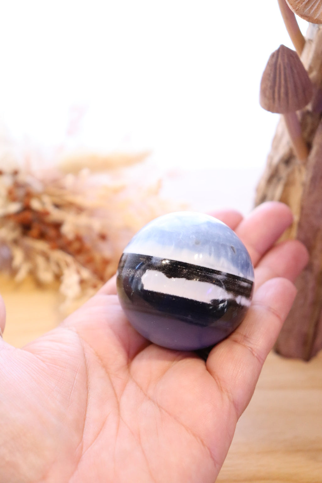 Owyhee Blue Opal Sphere + Stand | 133g