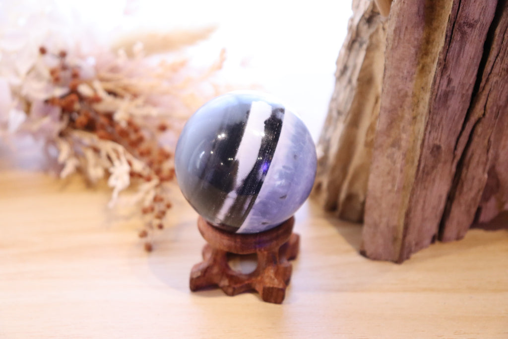 Owyhee Blue Opal Sphere + Stand | 133g