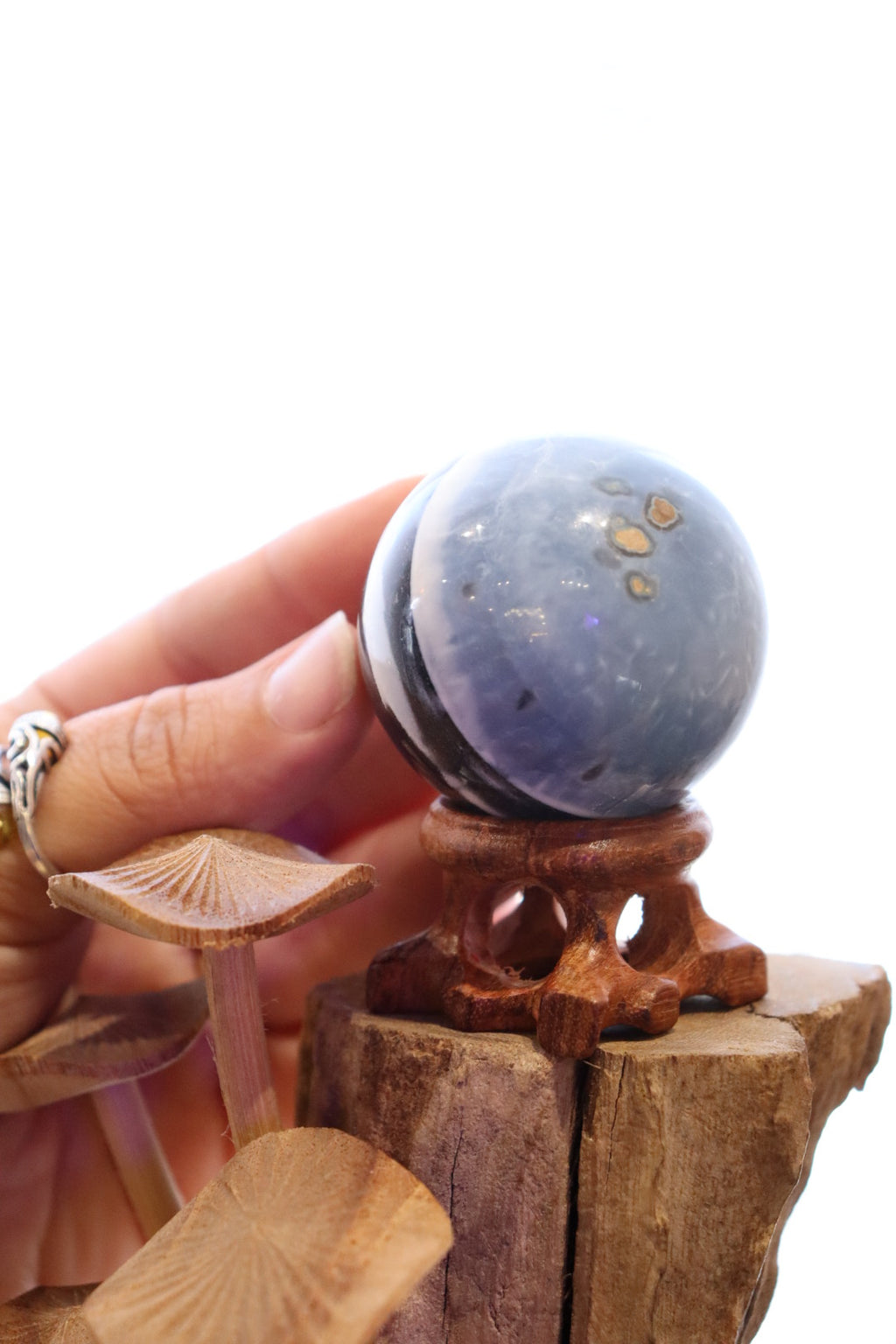 Owyhee Blue Opal Sphere + Stand | 133g