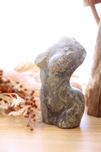 Female Body Silhouette | Moss Agate 194g