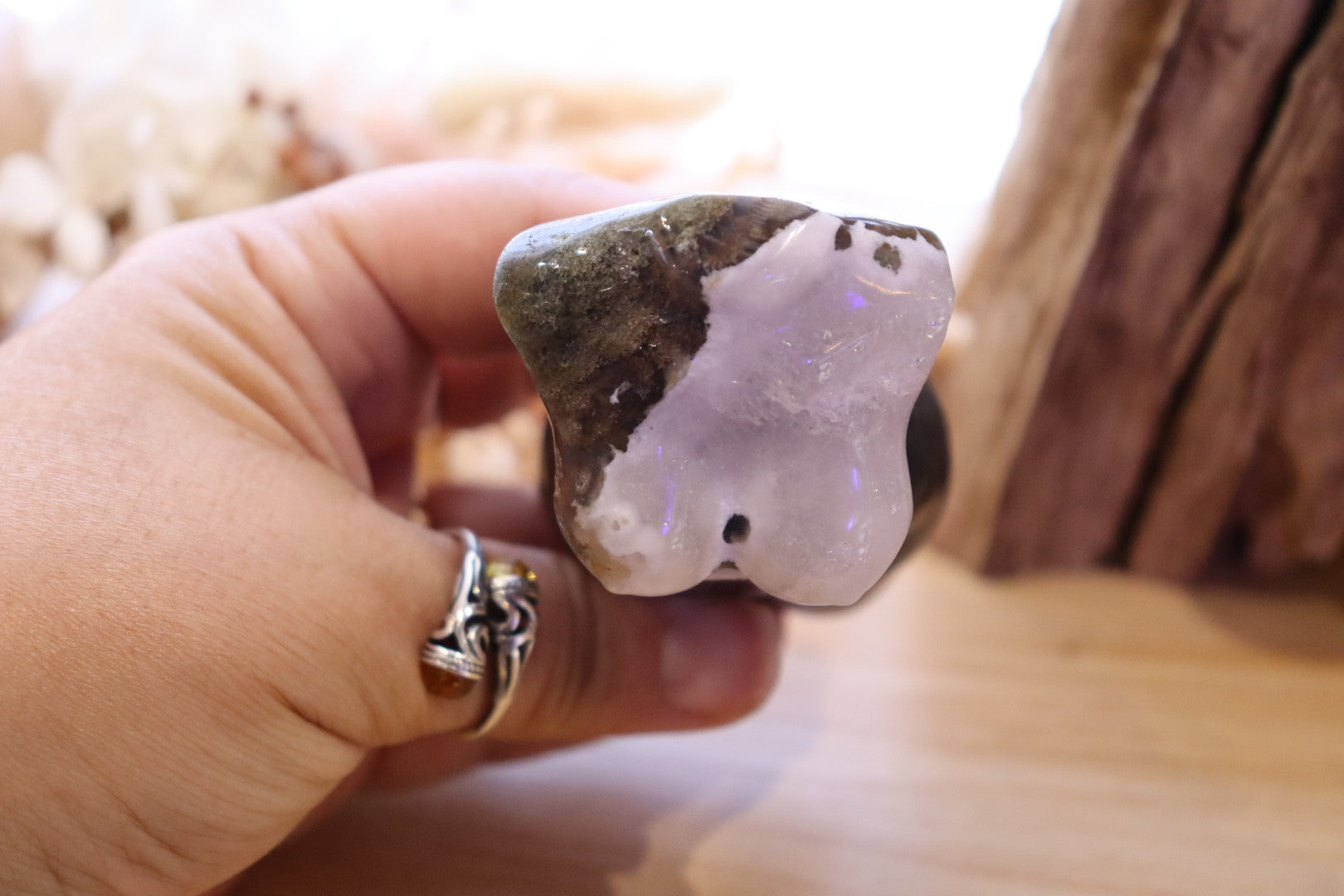 Female Body Silhouette | Moss Agate 232g