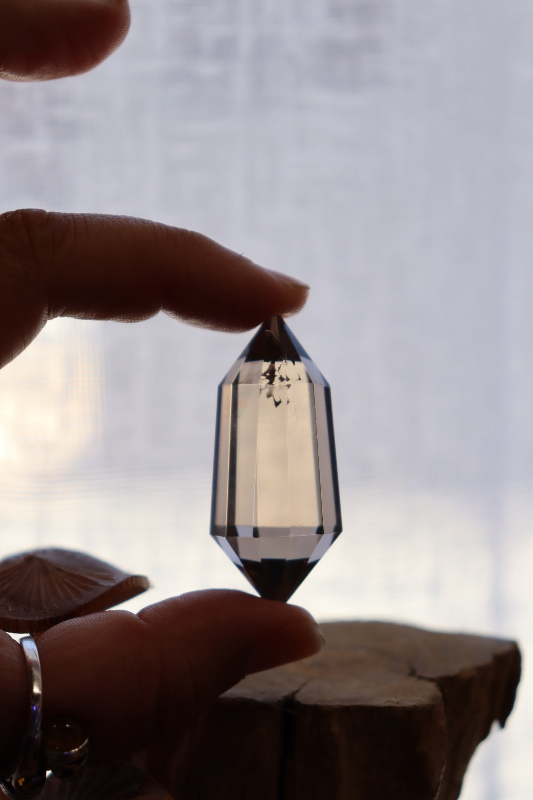 Faceted Smokey Quartz DT | 24.9g