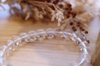 Faceted Clear Quartz Bracelet | 8mm