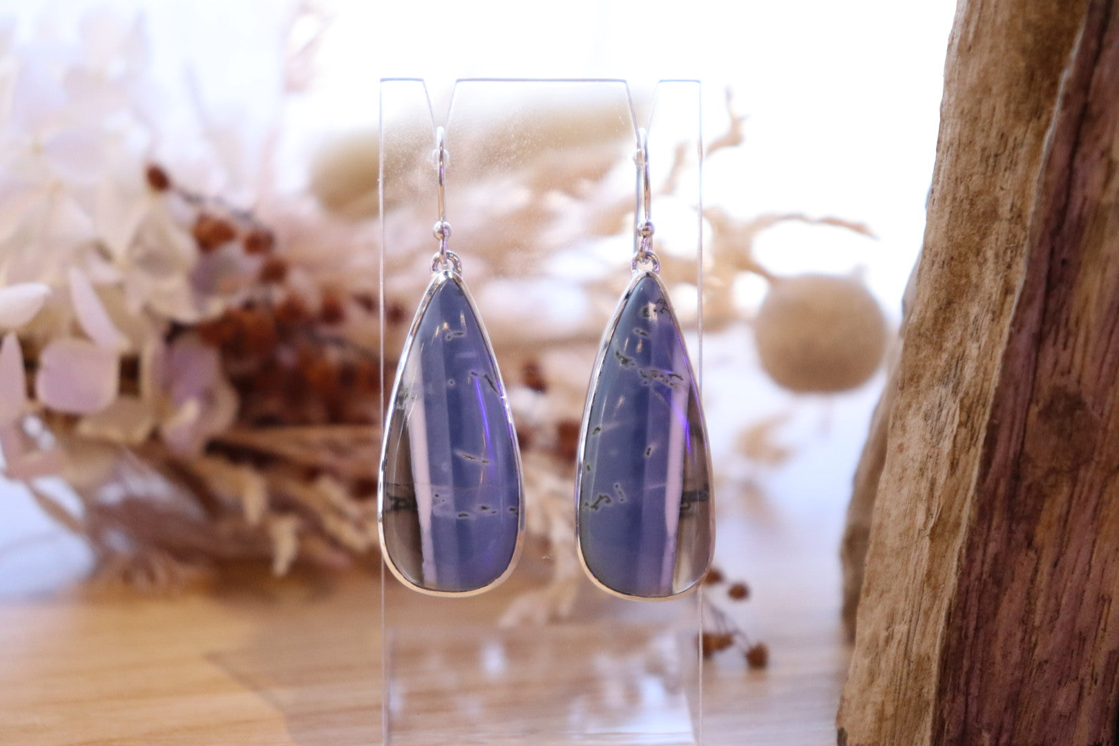 Owyhee Blue Opal Earrings | Tear Drop Set