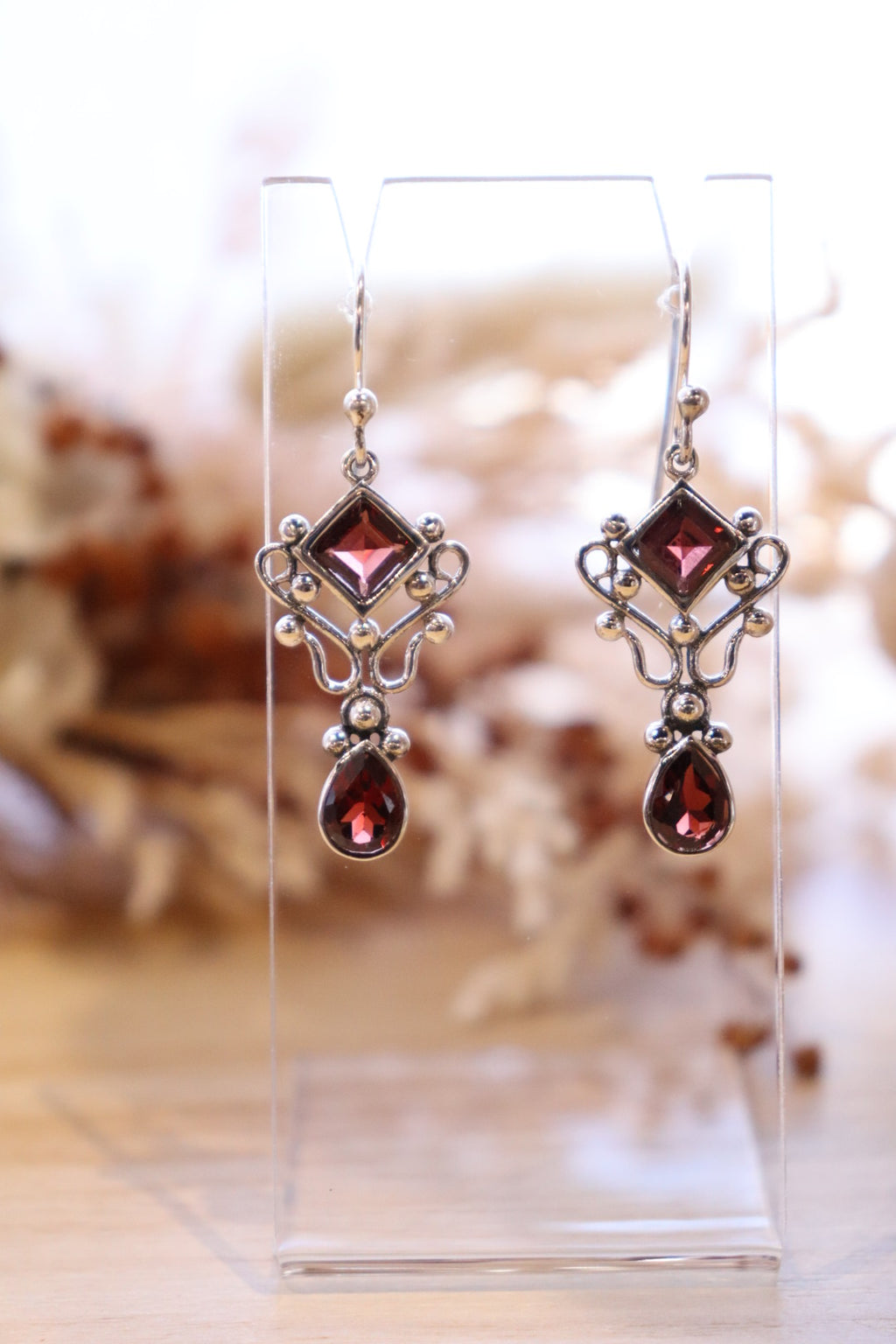 Garnet Earrings | Enchanted Drops