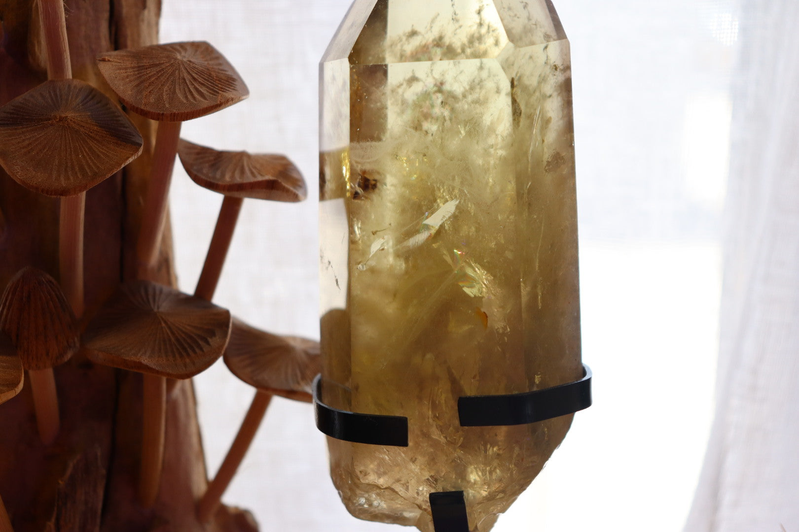 Citrine Raw Point + Stand | 774g