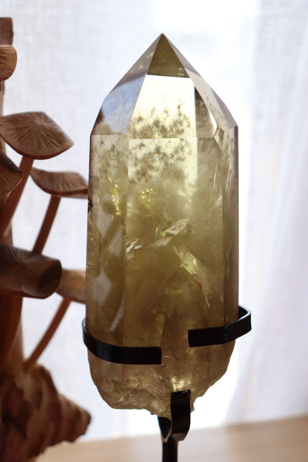 Citrine Raw Point + Stand | 774g