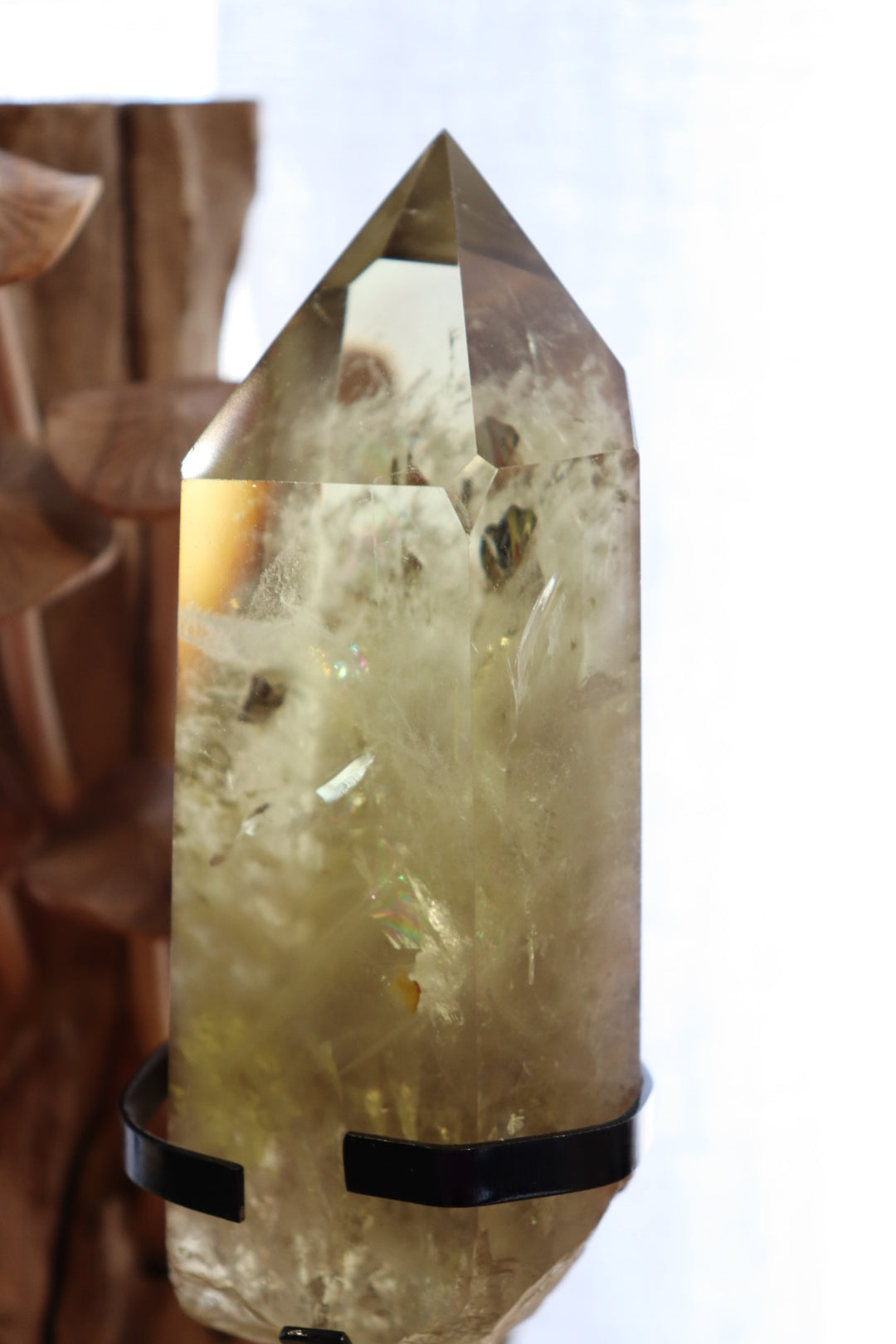Citrine Raw Point + Stand | 774g