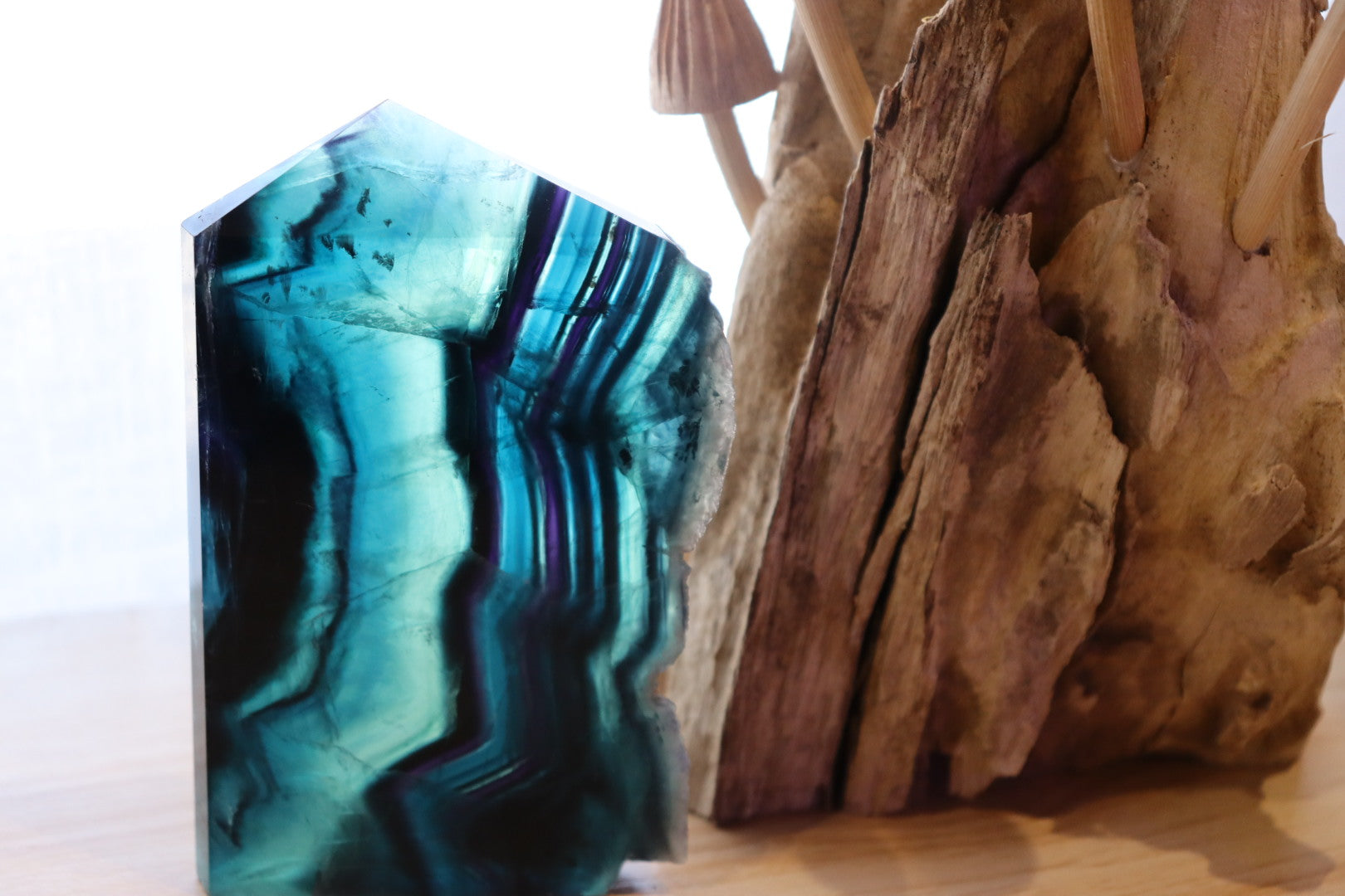 Fluorite Slab Point | 270g