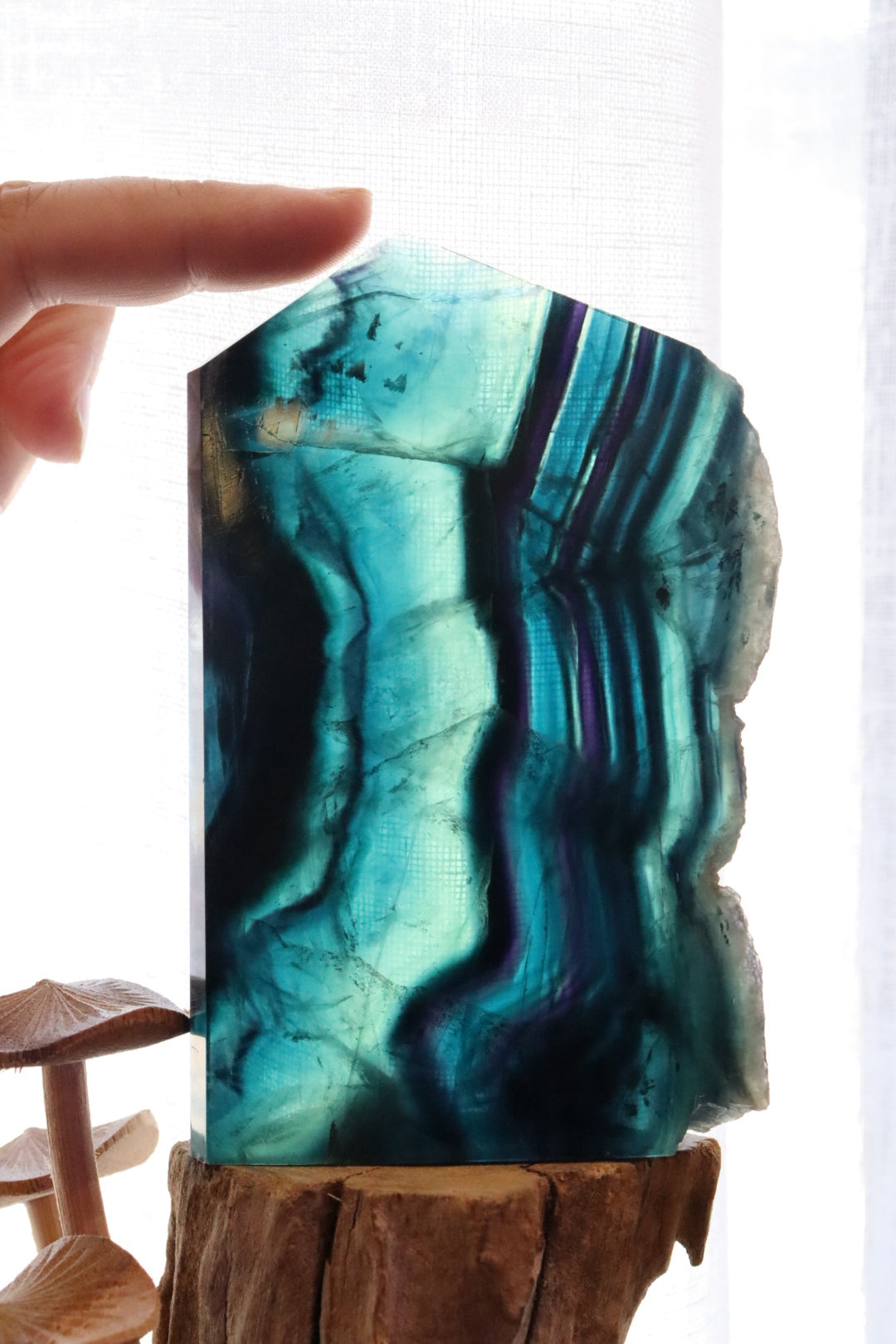Fluorite Slab Point | 270g