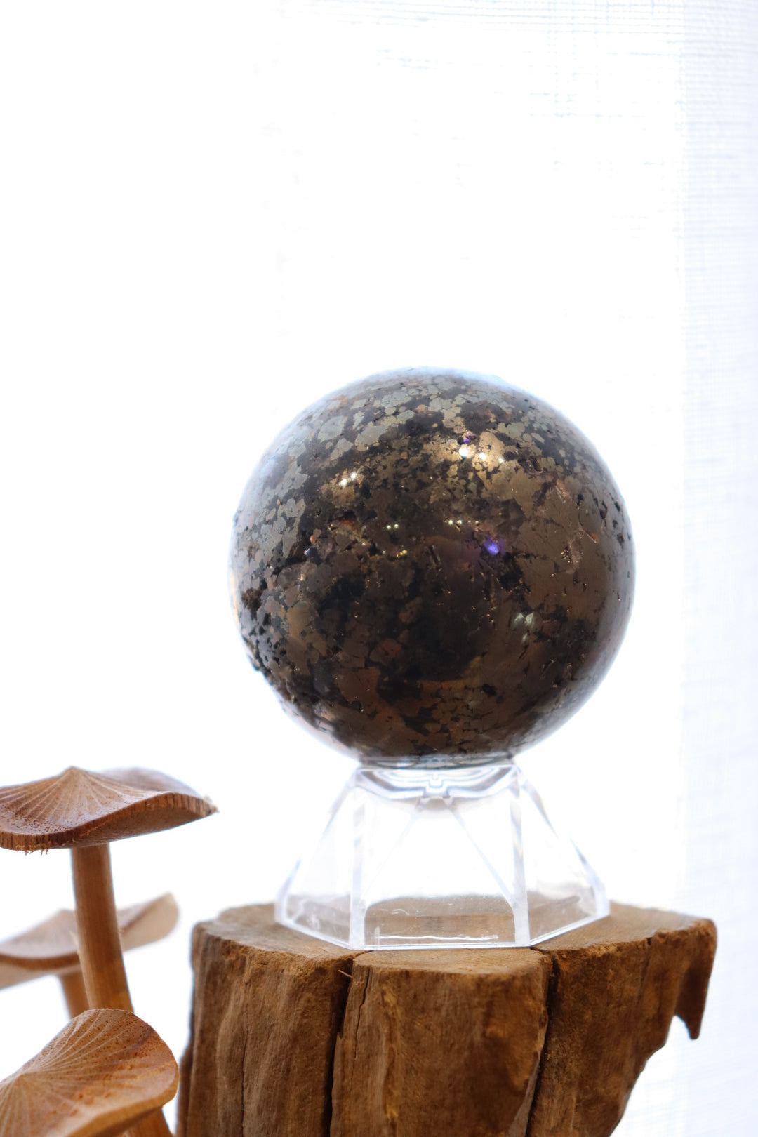 Pyrite Sphere + Stand | 381g