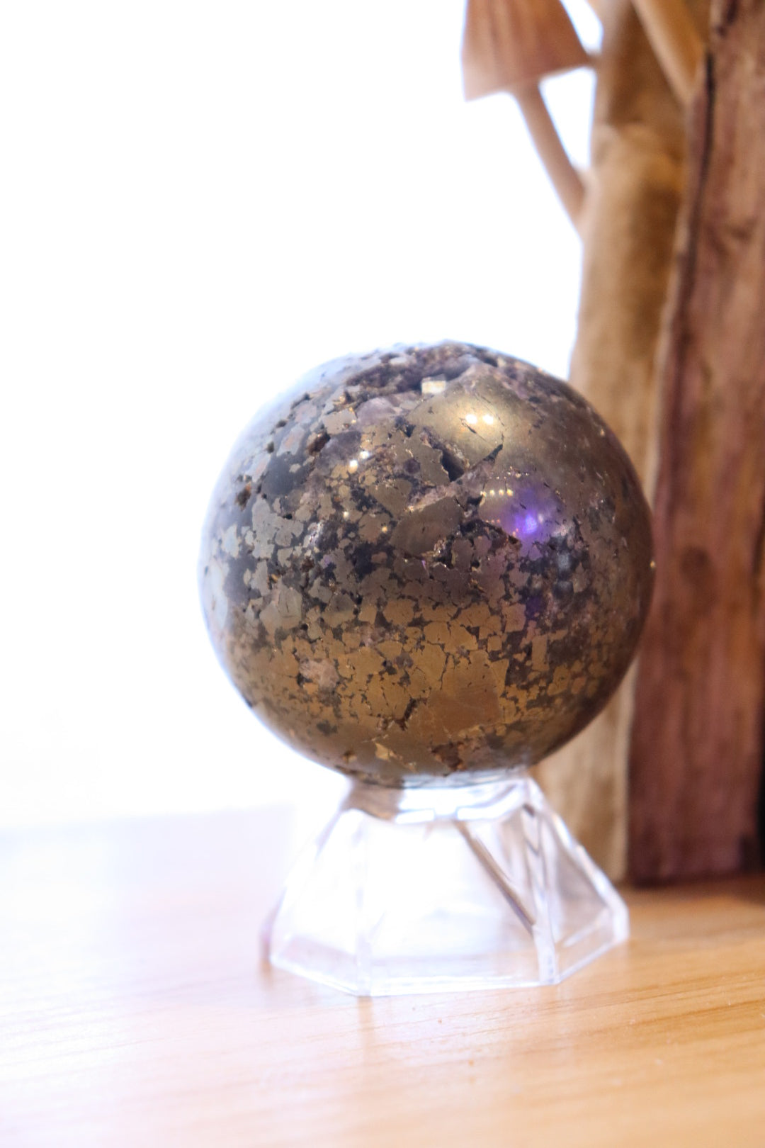 Pyrite Sphere + Stand | 381g