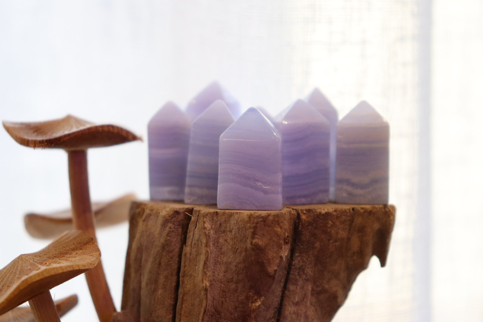 Blue Lace Agate Mini Points | 10g