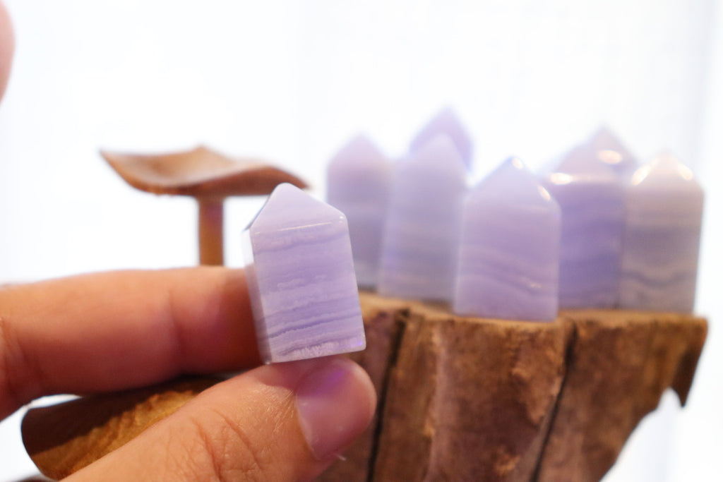 Blue Lace Agate Mini Points | 10g