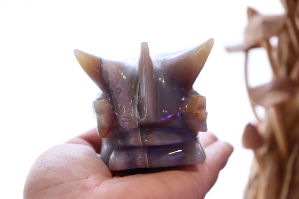 Druzy Agate Dragon Head Carving | 506g