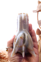 Druzy Agate Dragon Head Carving | 506g