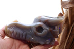 Druzy Agate Dragon Head Carving | 506g