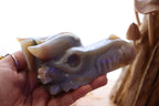 Druzy Agate Dragon Head Carving | 506g