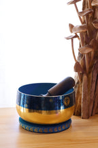 Throat Chakra Singing Bowl Set