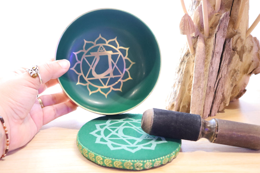 Heart Chakra Singing Bowl Set
