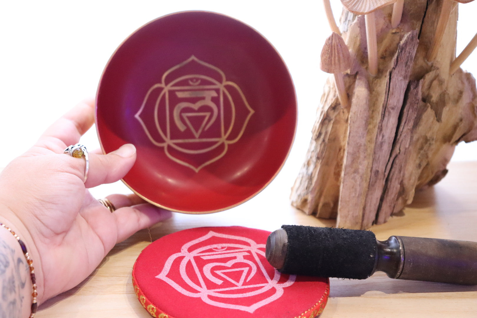 Root Chakra Singing Bowl Set