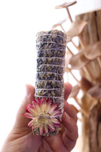 Floral White Sage Smudge Stick (10-12cm)