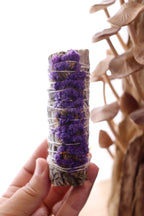 Floral White Sage Smudge Stick (10-12cm)